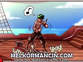 So you are this cabin boy on cartoon porn gallery they are calling 'three legged Pete'?