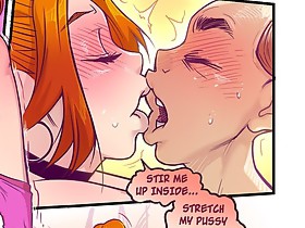 Stretch my pussy and ass holes wide in these sex comics