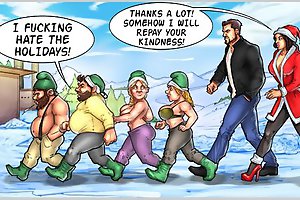 Amazing cartoon sex games with horny kinky midgets starving for wild nonstop fuck