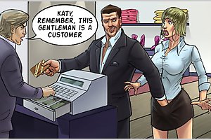 Mindless public fuck with pretty whore and huge dick in best sex toons