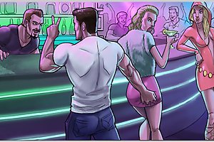 Hot sexy toons with horny drunk sluts disgraced right in bars and clubs
