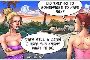 Amazing cartoon porn pics with nice girls and their very wet pussies