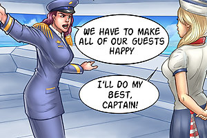 We have to make all of our guests happy at xxx comic game! I'll do my best, captain!
