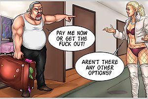 Mad cartoon characters fucking for you! Kinky dude picking up hot whore