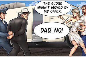 The jugje wasn't moved by my offer, but I'm care about your daughter at big tits cartoons