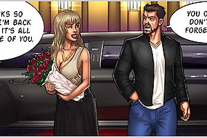 Horny cartoon bitch ready to suck and fuck a big cock in the street