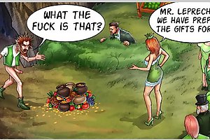 What the fuck is that at xxx comics? Mr. Leprechaun we have prepared the gifts for you!