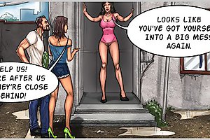 Hot comic porn pics with nice whores arguing for the right to fuck huge dick
