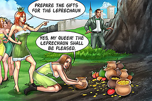 Yes, my queen! The Leprechaun shall be pleased at cartoon sex pics