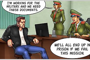 Uniform sex cartoons with horny military brutal whores