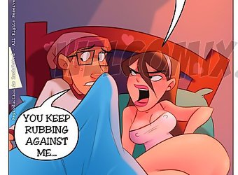 You keep rubbing my cock, bitch!