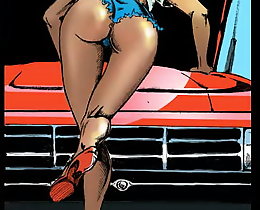 Adult Comics Club. Real delight with cartoon girls