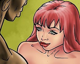 Hot sex comics with young wife and two black guys