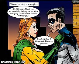 Megachick needs Nitroman's cock now cartoon sex