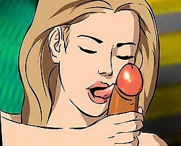 Black on white and white on black cartoon girls