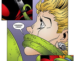 Lorna striped by tentacle monster porn comics