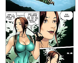 Sara Hoft vs Voodoo-King hot cartoons