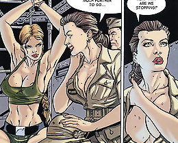 lesbian comic porn with Lara Jones