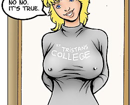 Stupid blonde girl with nice round ass sexy cartoons