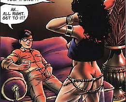 On this cartoon porn series dancer showing her wet pussy