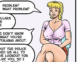 Juicy teen girl with huge cartoon boobs