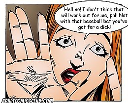 Egg head ready to fuck megachick ass sexy comics