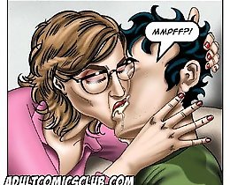 Boy got great cartoon fuck and good mark in school