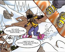 Three young girls going to weekend and have some fun adult comics