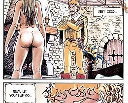 Little Red Riding Hood suck prince small pecker cartoon sex