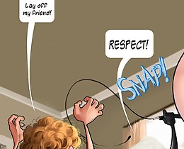 A pair of younger folks banging having a milf at the perfect interracial cartoons pix