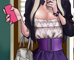That young gal is baring almost all for the woman's school buddy within the sexy comic book porn