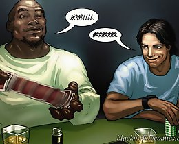 Comic xxx pictures containing half-naked golden-haired young lady who would like to get making love together with several folks