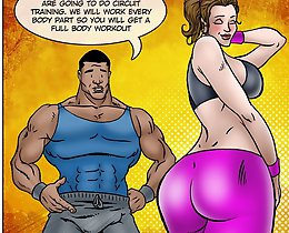 We're going to work every single body area directly on interracial comics so you'll have the complete body workout