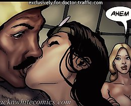 Ride girl! To the marshall's office before they realize what happened on black cartoon porn