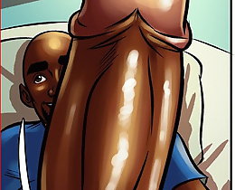Comic porn. I'll be damned I said in my slit, not inside my rear! Take this amazing brown prick inside you rear end girl!