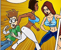 Betta get comfortable cause you ain't going nowhere from this big cock cartoon porn