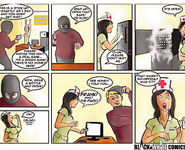 Porn cartoons. Kindly mister, it's not a real standard bank, its a semen bank, there is not any bucks here!