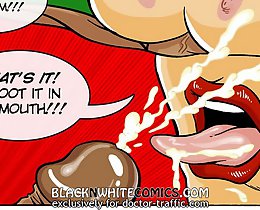 Now let's see on this xxx comic sex if this big black cock will fit in my tight pink pussy