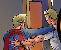 You guys definitely don't take after your father on cartoon porn pics. You're dicks are huge!