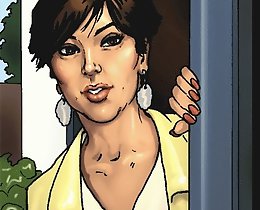 Fresh and naughty caucasian bitches having big cartoon titties keeping some girl discussion