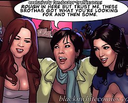 Gal you fantastic as fuck at these kind of interracial comic pix! What's your hand doing on this tit?