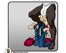 Black cock worship interracial comic porn guide for white sluts