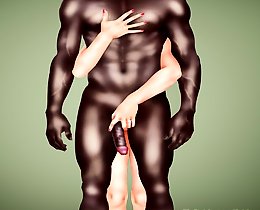 Interracial cartoon porn fantasies