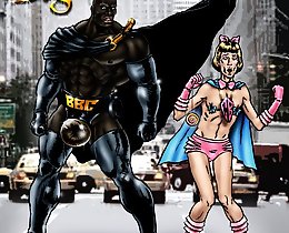 Big black cock and cuck boy interracial cartoons