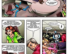 White sluts in space interracial cartoon mix