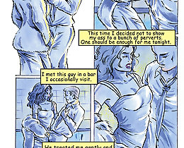 Oh, my cunt cannot take the cock of this size! Filthy xxx cartoon sex in bathroom