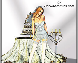 The Bride. Interracial comic story by hotwifecomics.com