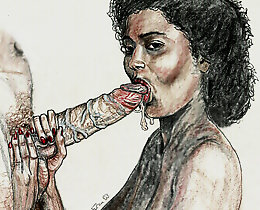 Interracial porn comics by Tom K