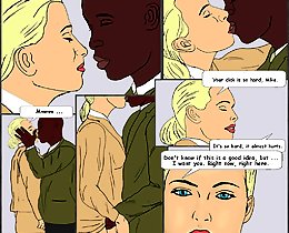Interracial comic porn where Amy was fucked by black guy