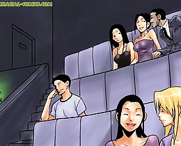 On this interracial sexy cartoons black guy pickup two asian chicks